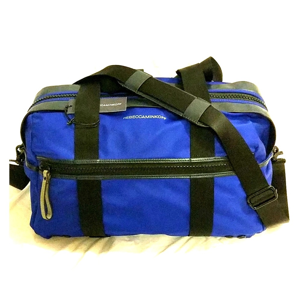 NWT Rebecca Minkoff Blue Yoga Duffle Bag Crossbody